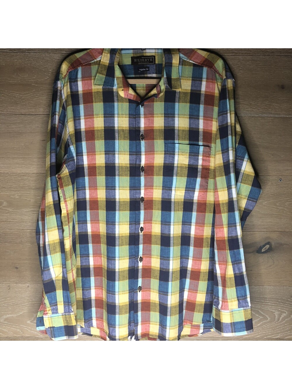 Reserve Patrick James Button Down Large Shirt